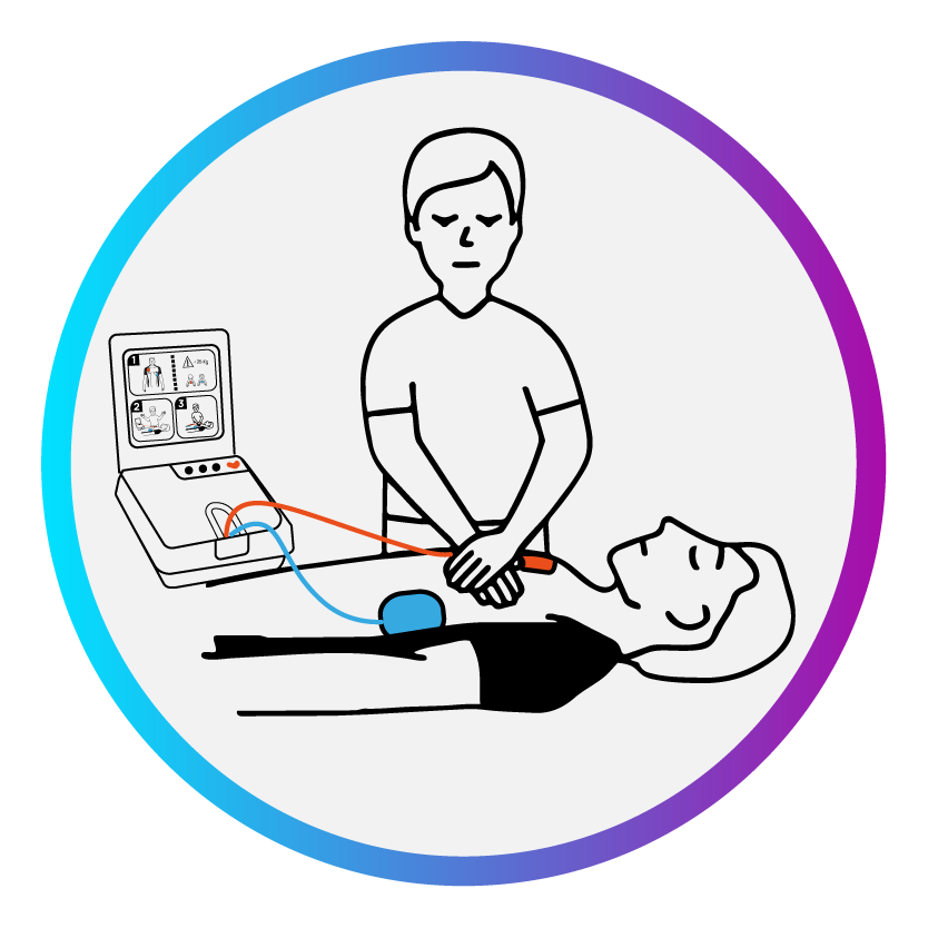 Early CPR and defibrillation
